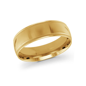7mm 14k Yellow Gold Wedding Band