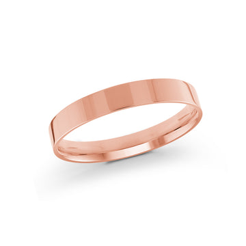 3mm 14k Rose Gold Wedding Band