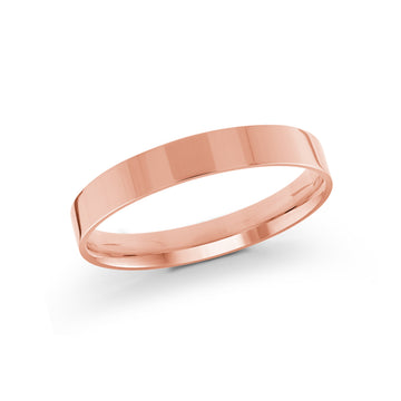 3mm 14k Rose Gold Wedding Band