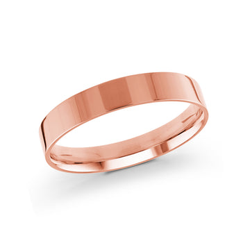 4mm 14k Rose Gold Wedding Band