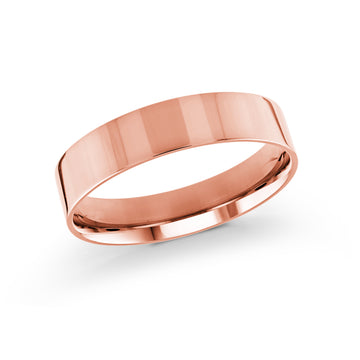 5mm 14k Rose Gold Wedding Band