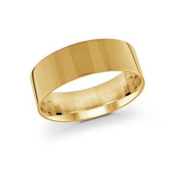 8mm 14k Yellow Gold Wedding Band