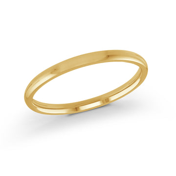 2mm 14k Yellow Gold Wedding Band