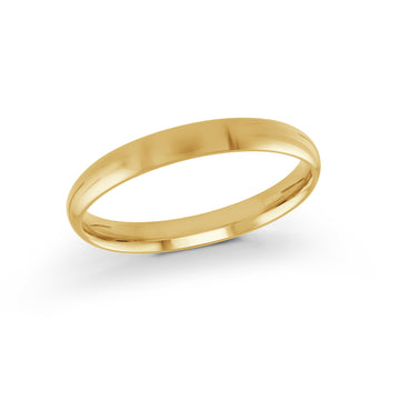 3mm 14k Yellow Gold Wedding Band