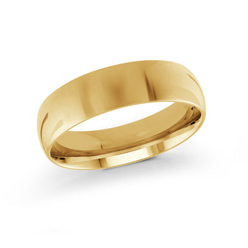 6mm 14k Yellow Gold Wedding Band