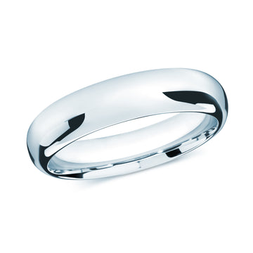 6mm 14k White Gold Wedding Band