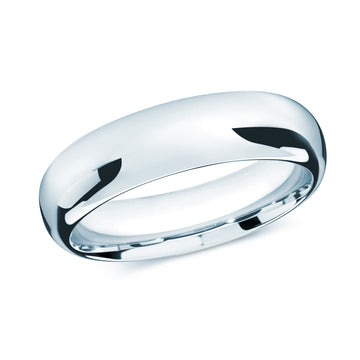 7mm 14k White Gold Wedding Band
