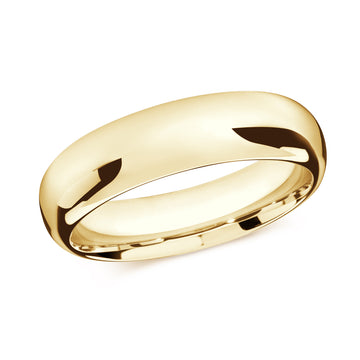7mm 14k Yellow Gold Wedding Band