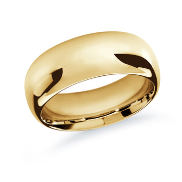 10mm 14k Yellow Gold Wedding Band
