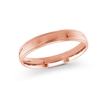 3mm 14k Rose Gold Wedding Band