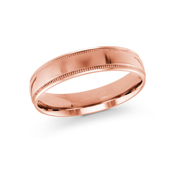 5mm 14k Rose Gold Wedding Band