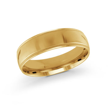 6mm 14k Yellow Gold Wedding Band
