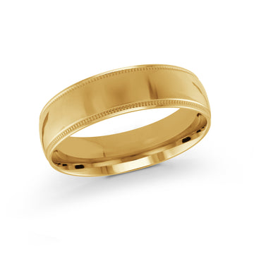 6mm 14k Yellow Gold Wedding Band