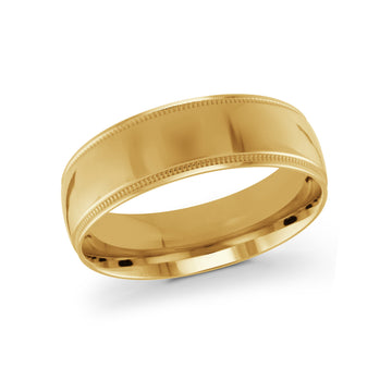 7mm 14k Yellow Gold Wedding Band