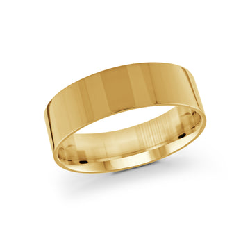 7mm 14k Yellow Gold Wedding Band