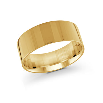 9mm 14k Yellow Gold Wedding Band