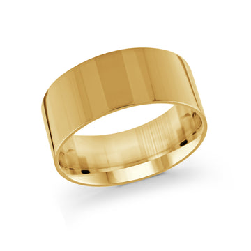 10mm 14k Yellow Gold Wedding Band