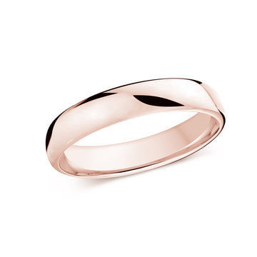 4.5mm 14k Rose Gold Wedding Band
