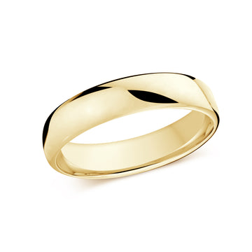 5.5mm 14k Yellow Gold Wedding Band