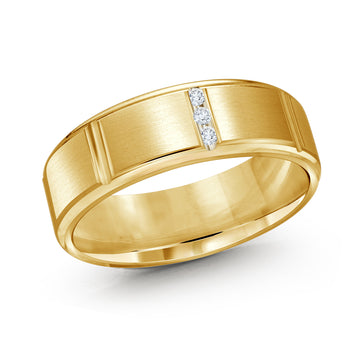 7mm 14k Yellow Gold Wedding Band