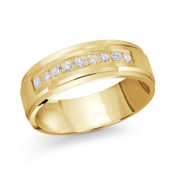 7mm 14k Yellow Gold Wedding Band