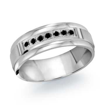 7mm 14k White Gold Wedding Band
