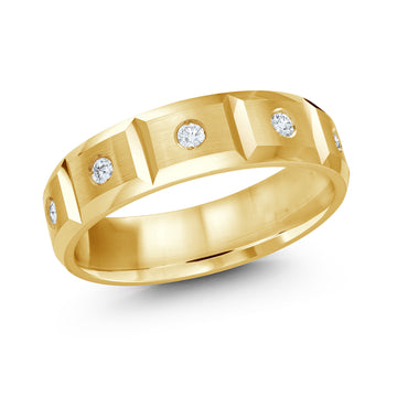 6mm 14k Yellow Gold Wedding Band