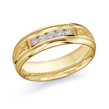 7mm 14k Yellow Gold Wedding Band