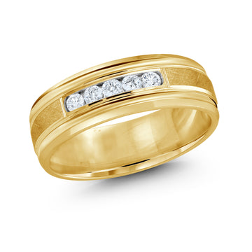 7mm 14k Yellow Gold Wedding Band