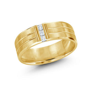 7mm 14k Yellow Gold Wedding Band