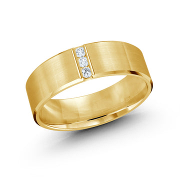 7mm 14k Yellow Gold Wedding Band