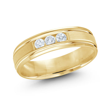 6mm 14k Yellow Gold Wedding Band