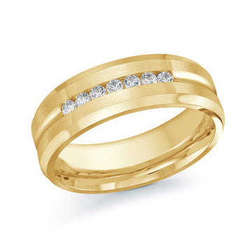 7mm 14k Yellow Gold Wedding Band