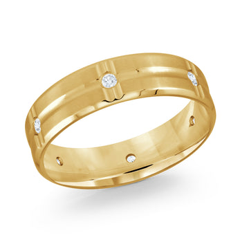 6mm 14k Yellow Gold Wedding Band