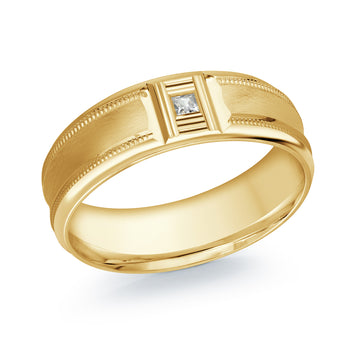 7mm 14k Yellow Gold Wedding Band