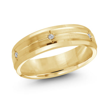 6mm 14k Yellow Gold Wedding Band