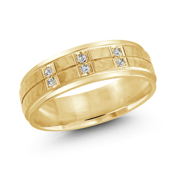 7mm 14k Yellow Gold Wedding Band