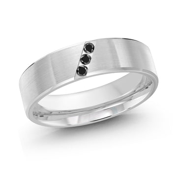 6mm 14k White Gold Wedding Band