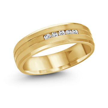 7mm 14k Yellow Gold Wedding Band