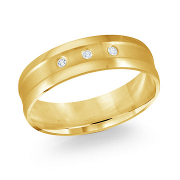 6mm 14k Yellow Gold Wedding Band