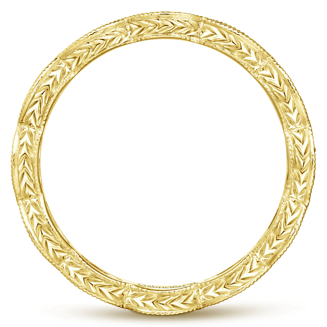 14K Yellow Gold Diamond Marquise Station Eternity Ring