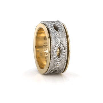 Embrace - 14 KT Yellow Gold Meditation Ring
