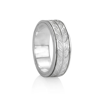 Hailey Sterling Silver Meditation Ring