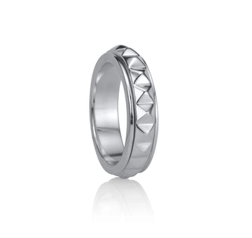 Charisma Sterling Silver Meditation Ring