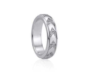 Sterling Silver Meditation Ring - Satya