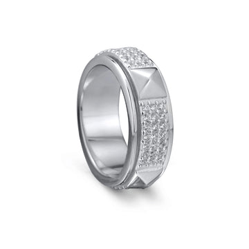 Zen Sterling Silver Meditation Ring - Balance & Peace
