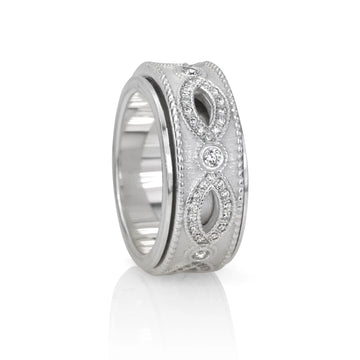 Embrace Sterling Silver Meditation Ring
