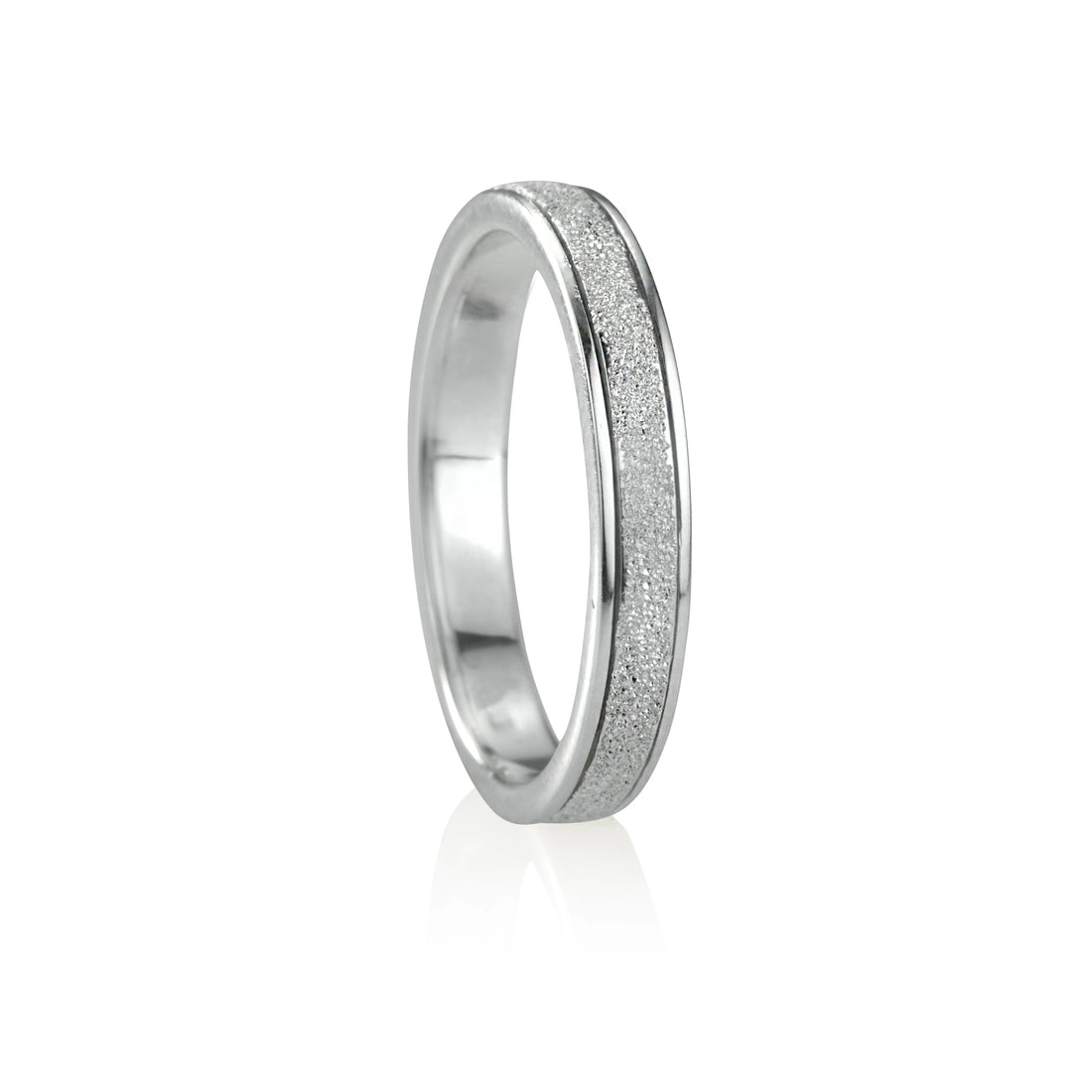 Stardust Sterling Silver Meditation Ring