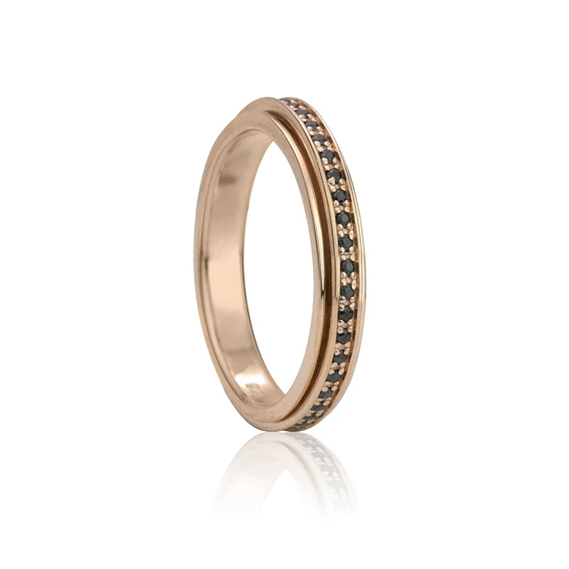 Eclipse Sterling Silver Meditation Ring