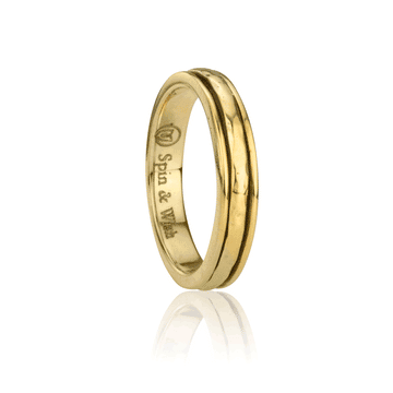 Prana - 14KT Yellow Gold Meditation Ring